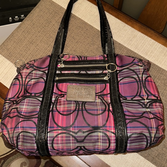Coach poppy tartan shoulder bag - Picture 9 of 11
